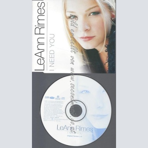 PROMO CD--LEANN RIMES--I NEED YOU --1TR