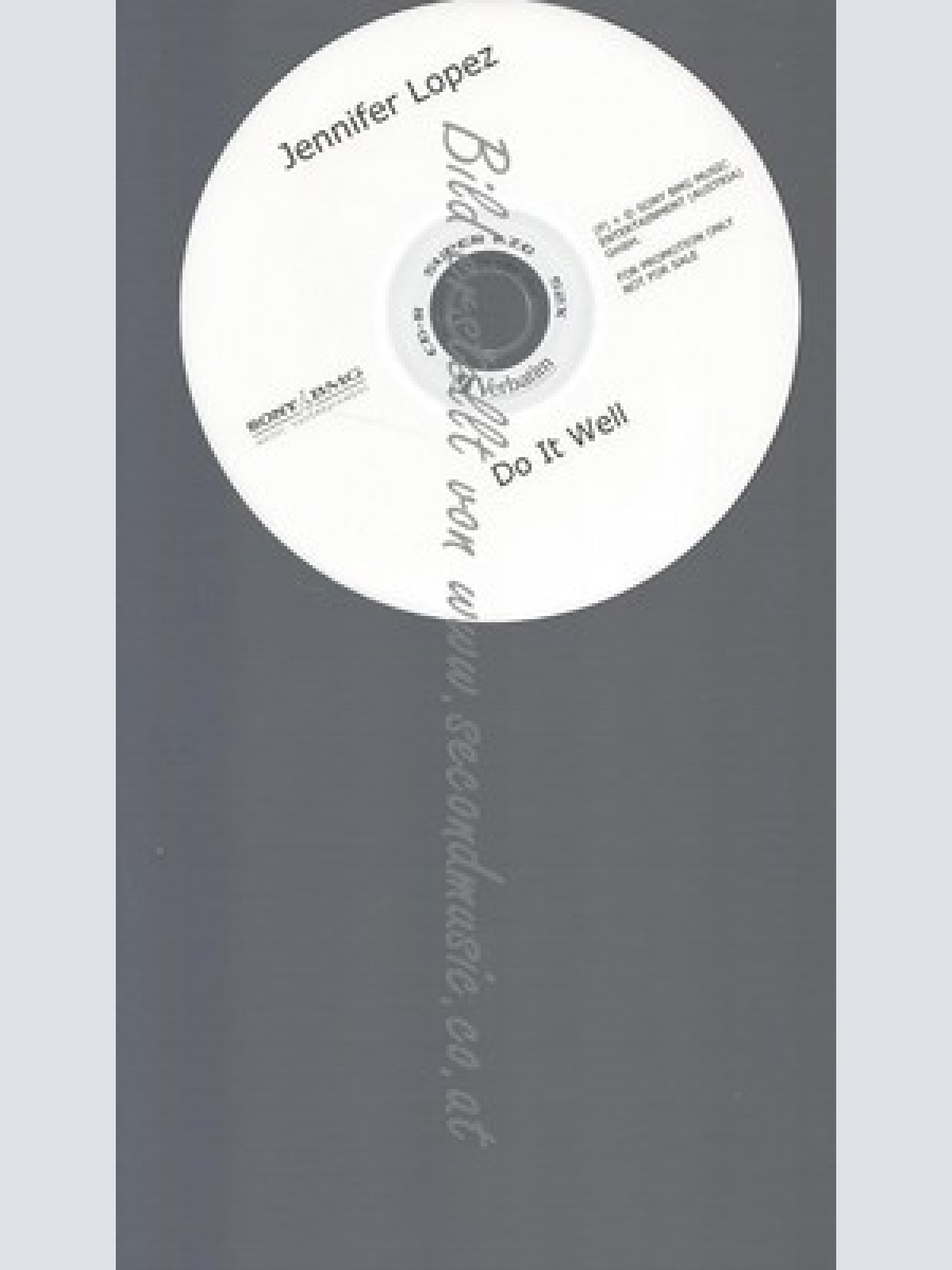 PROMO CD--JENNIFER LOPEZ--DO IT WELL--