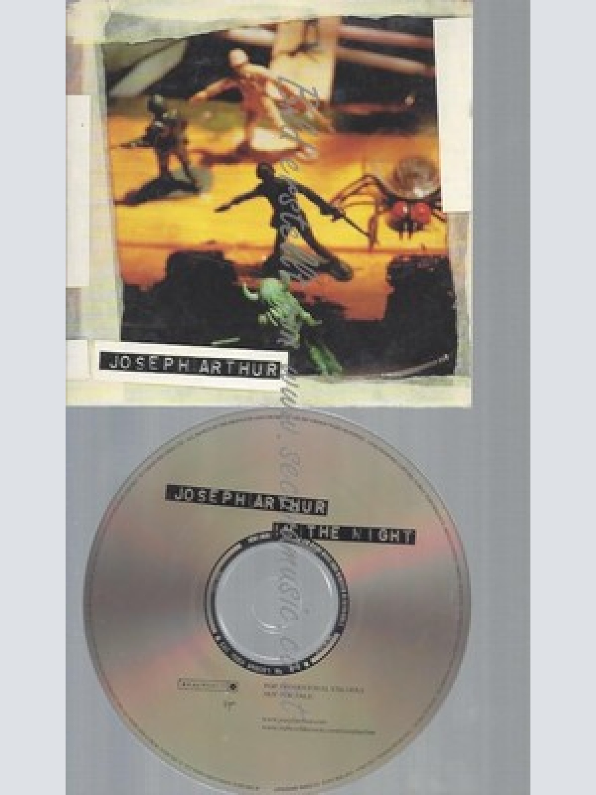 CD--CARDSLEEVE-JOSEPH ARTHUR--IN THE NIGHT--PROMO