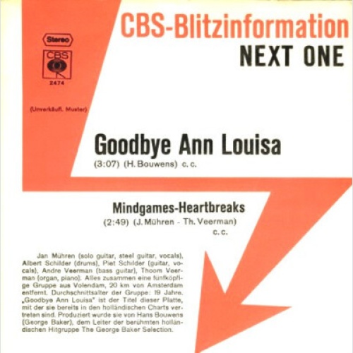 7", Promo Next One - Goodbye Ann Louisa