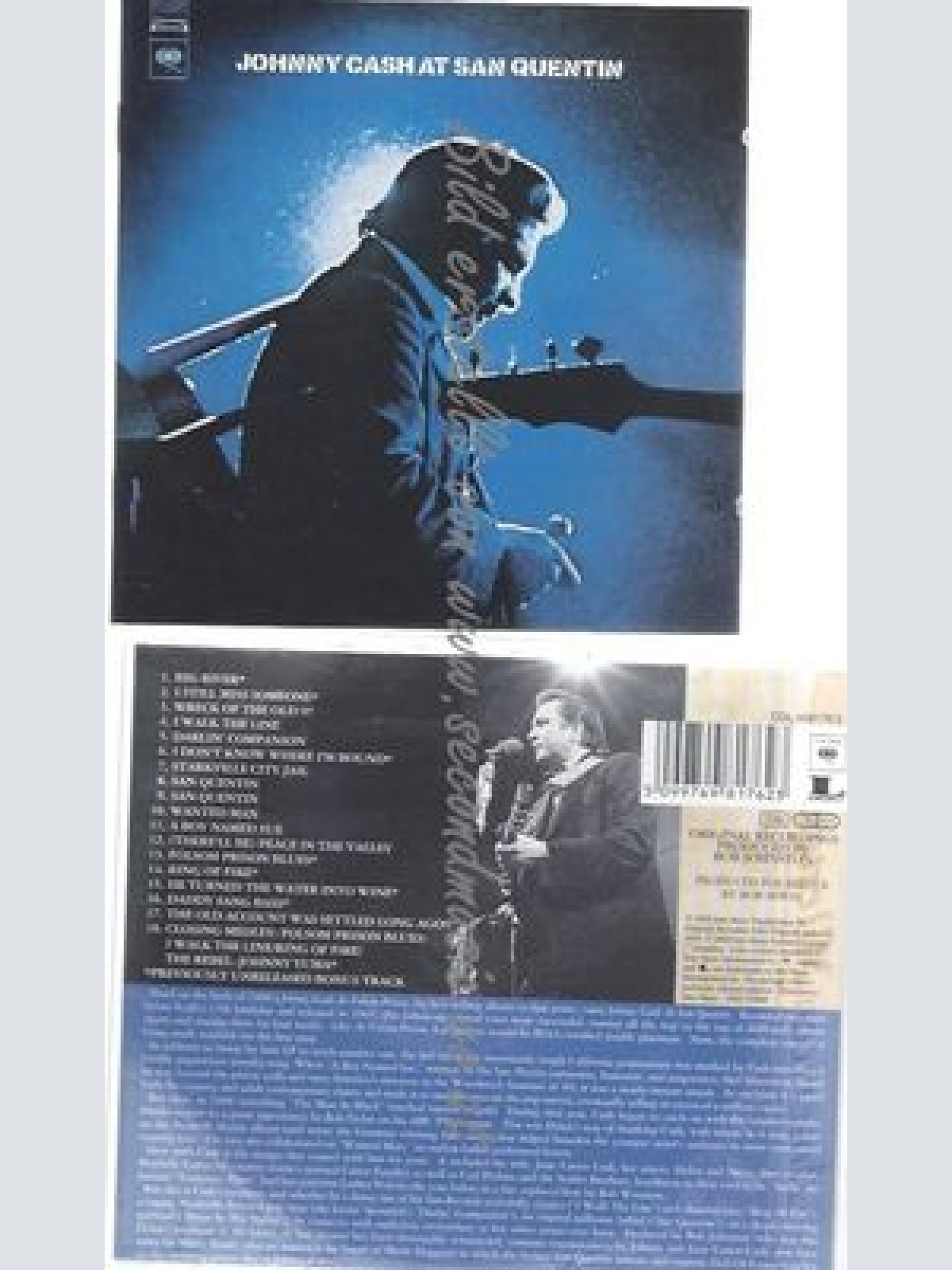 CD--JOHNNY CASH--AT SAN QUENTIN -THE COMPLETE  CONCERT-