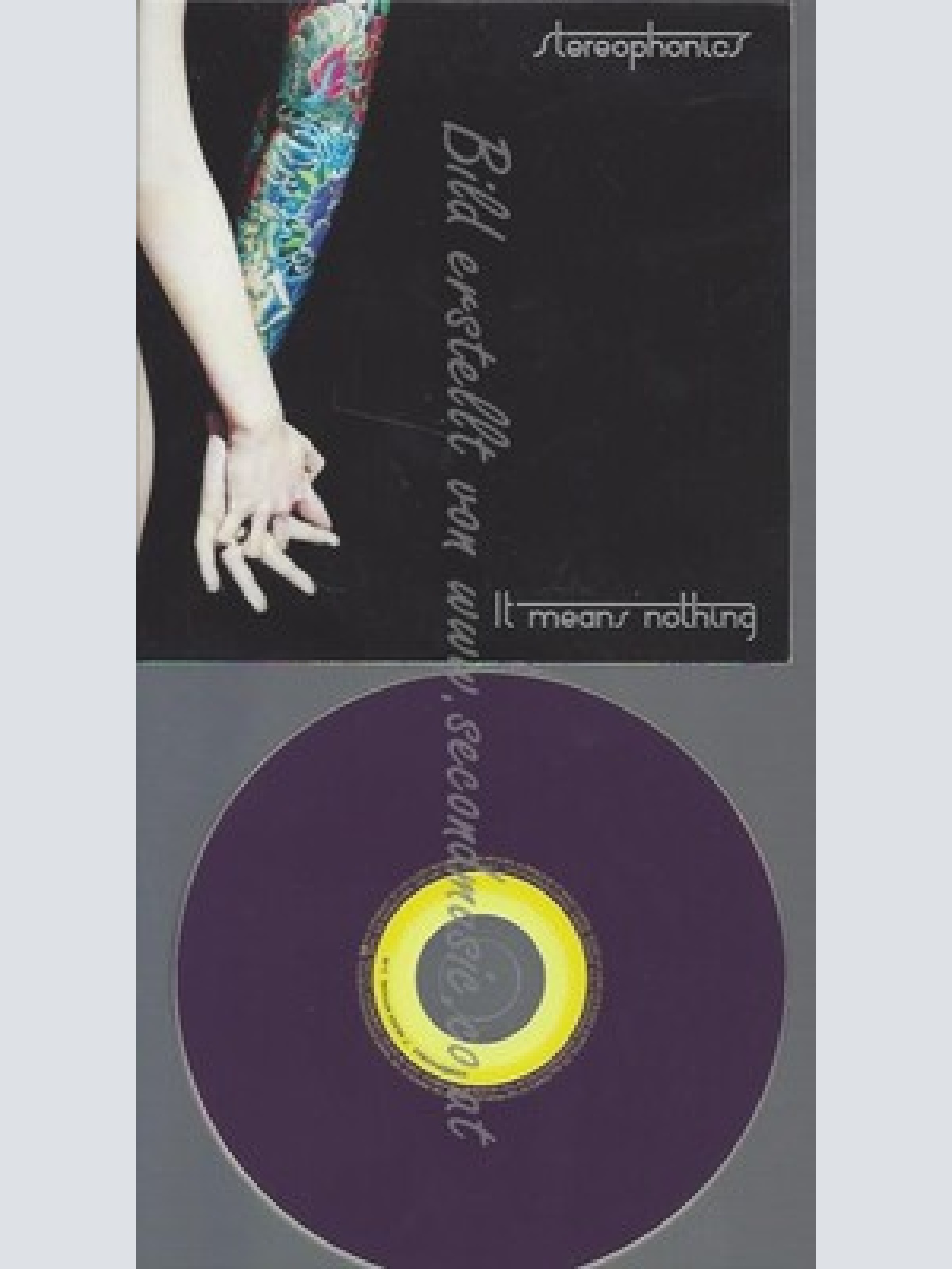 PROMO CD--STEROPHONICS--IT MEANS NOTHING--1TR