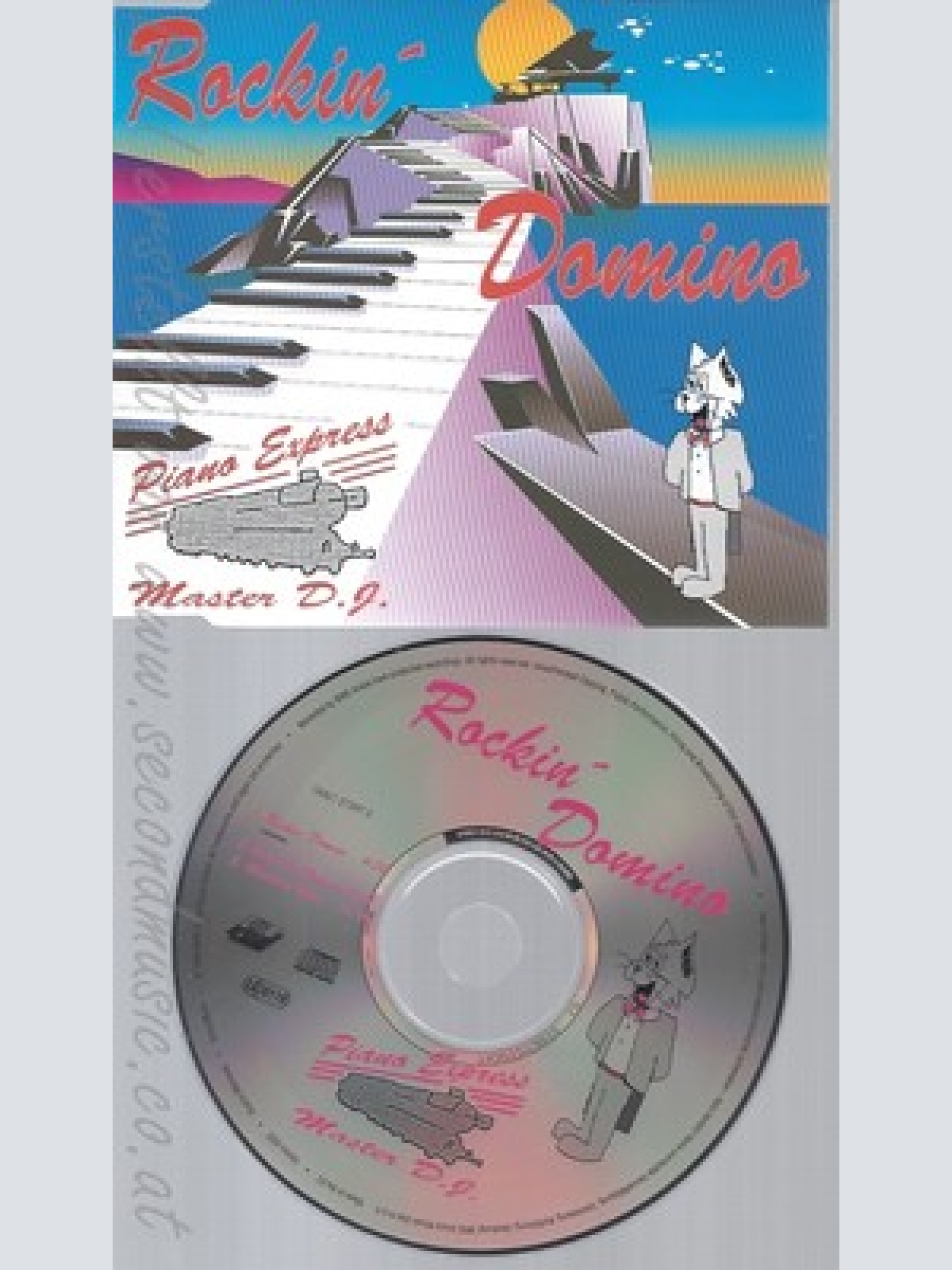 MAXI CD--PIANO EXPRESS MASTER D.J -- - SINGLE -- ROCKIN' DOMINO