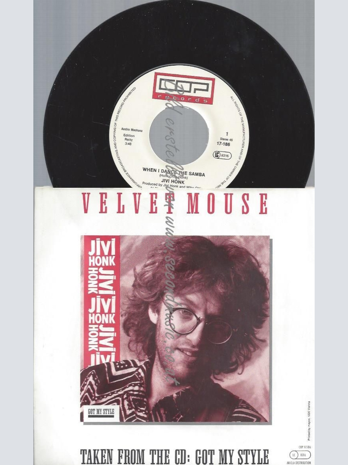 7"  JIVI HONK  WHEN I DANCE THE SAMBA