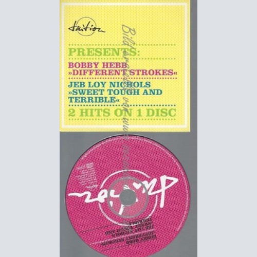 PROMO CD--BOBBY HEBB--DIFFERENT STROKES--JEB LOY NICHOLAS--2TR