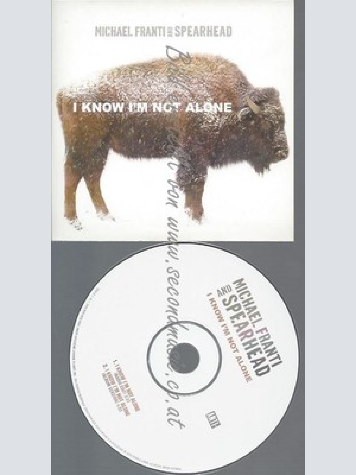 PROMO CD--MICHAEL FRANTI AND SPEARHEAD--I KNOW IM NOT ALONE--2TR