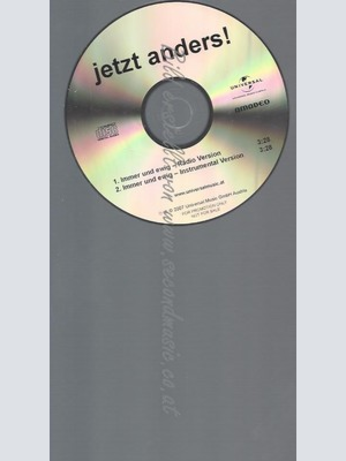 PROMO CD--JETZT ANDERS--IMMER UND EWIG--2TR