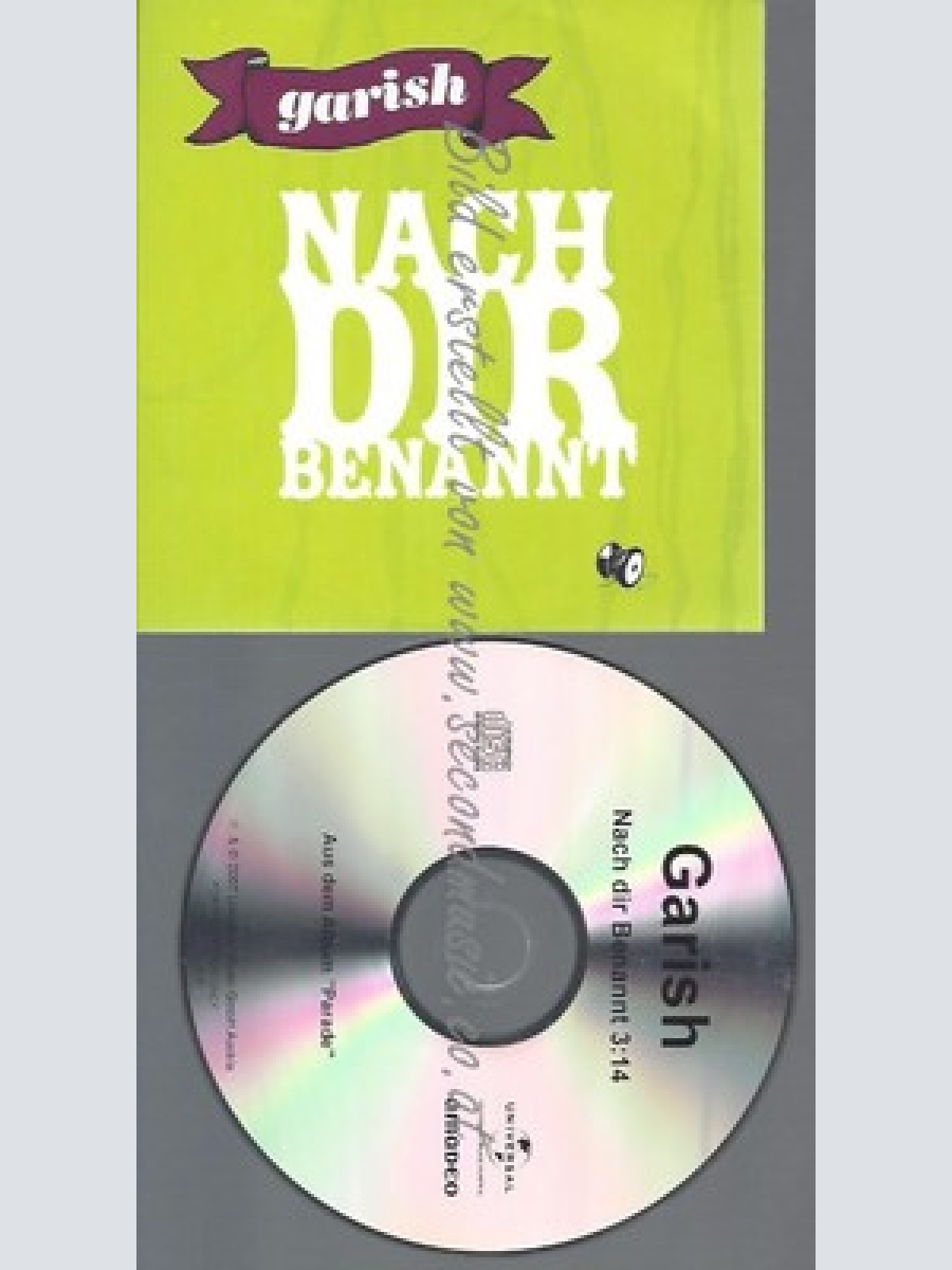PROMO CD--GARISH--NACH DIR BENANNT--1TR