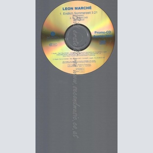 PROMO CD--LEON MARCHE--ENDLICH SOMMERZEIT--2TR