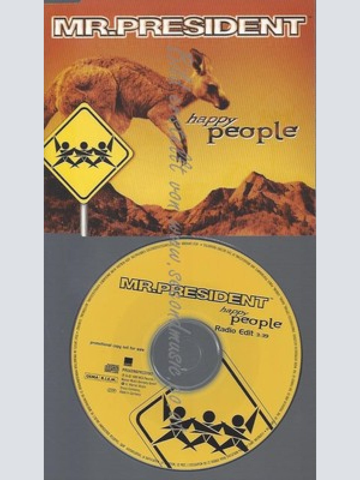 PROMO CD--MR PRESIDENT--HAPPY PEOPLE--1TR