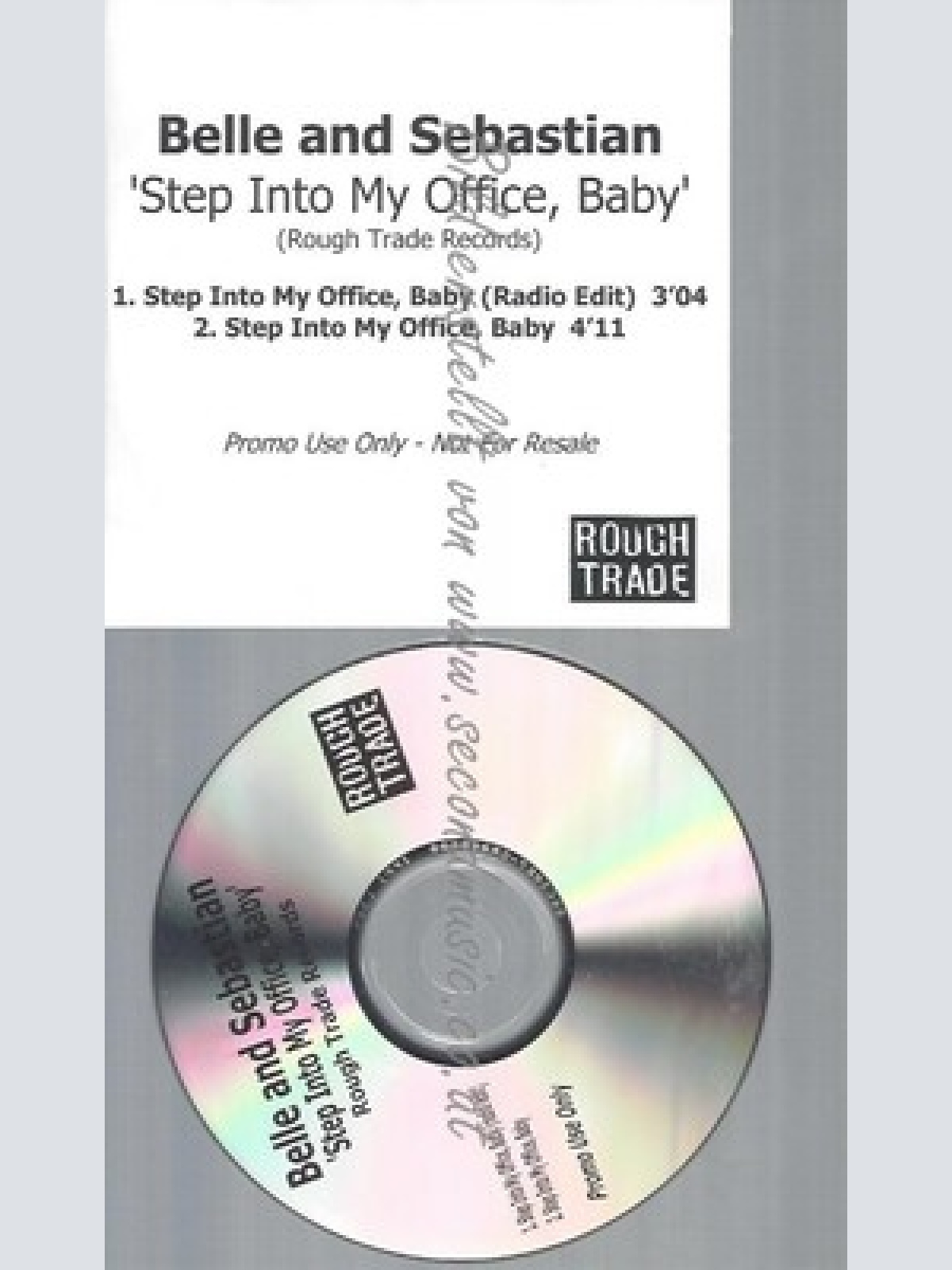 CD--CARDSLEEVE-BELLE AND SEBASTIAN --STEP INTO MY OFFICE BABY--PROMO