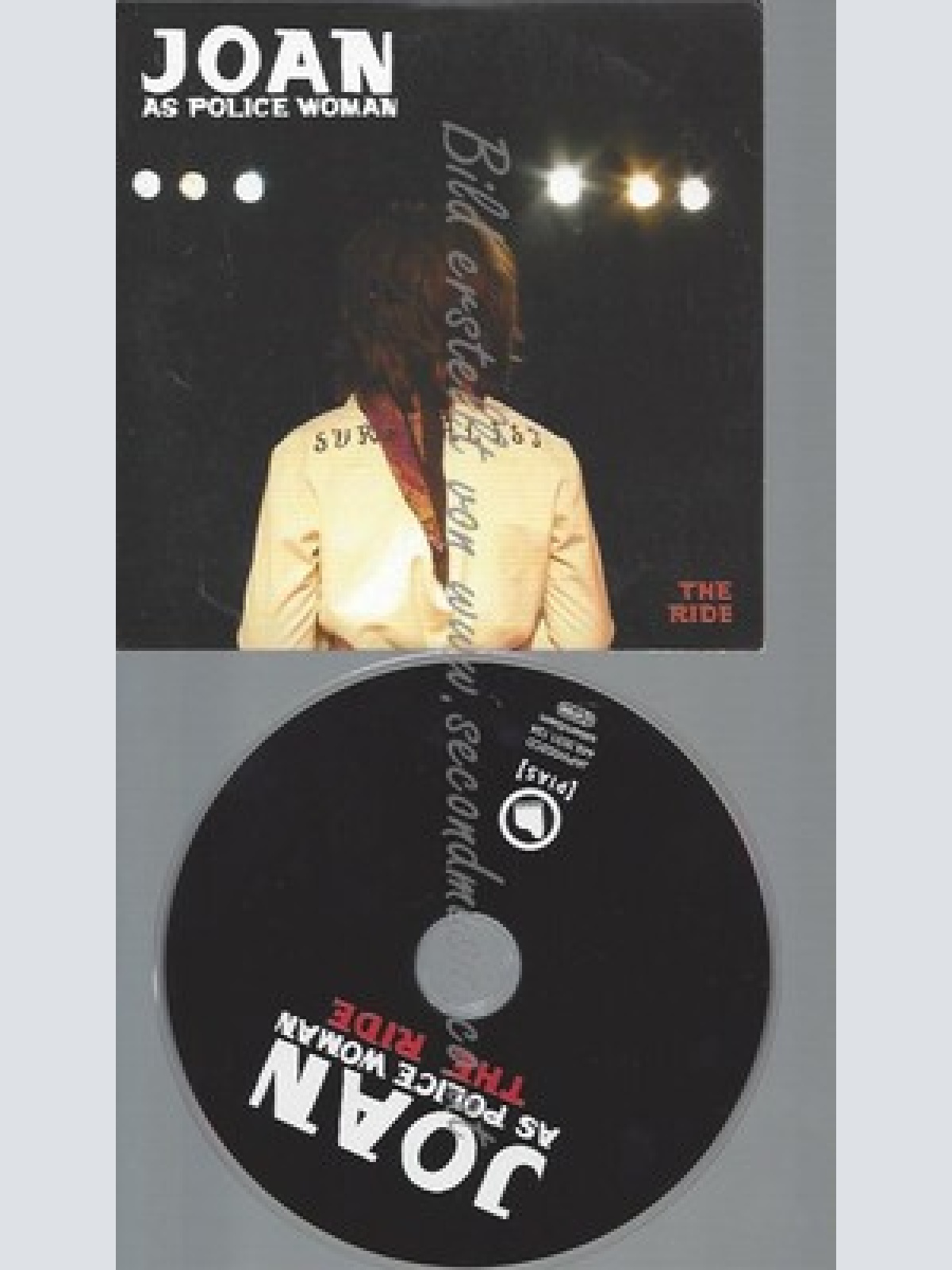 CARDSLEEVE--JOAN AS POLICE WOMAN -- --- RIDE,THE---