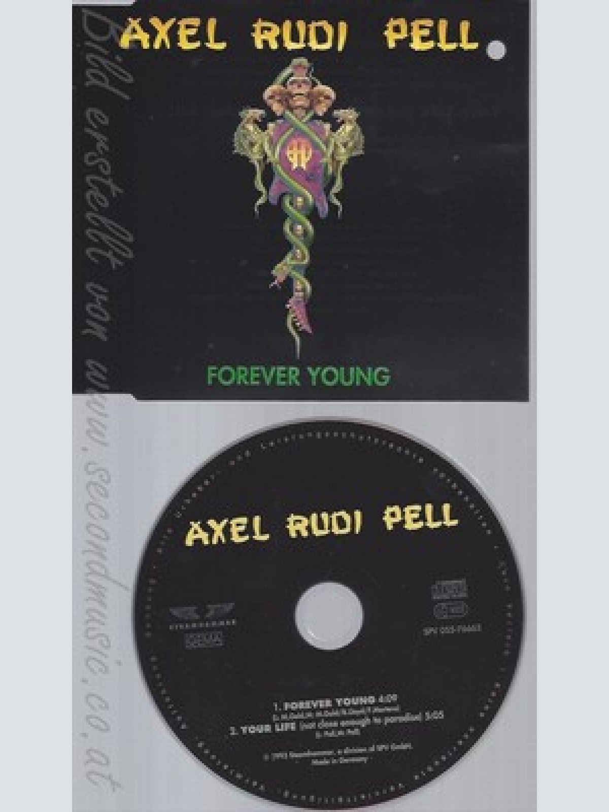 MAXI CD--AXEL RUDI PELL -- - SINGLE -- FOREVER YOUNG