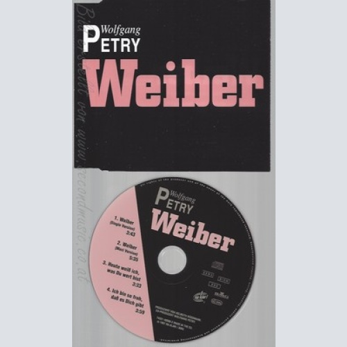 CD--WOLFGANG PETRY -- --- WEIBER