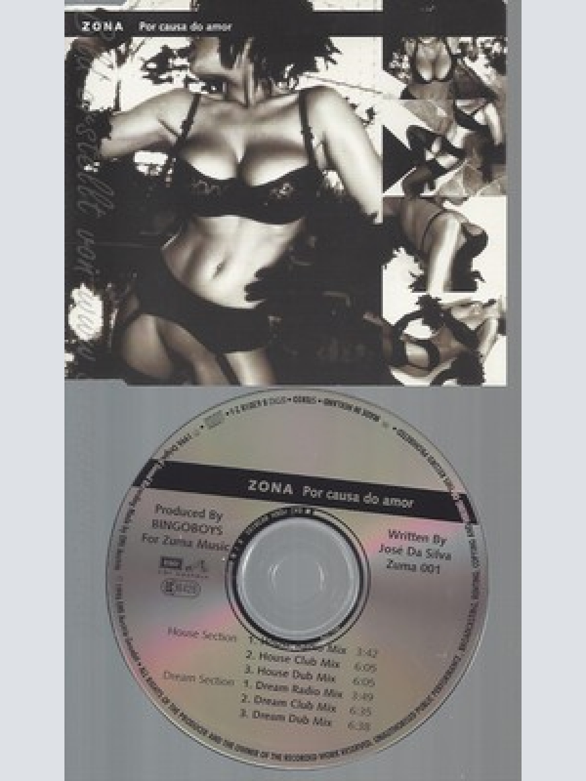 CD--ZONA -- --- POR CAUSA DO AMOR