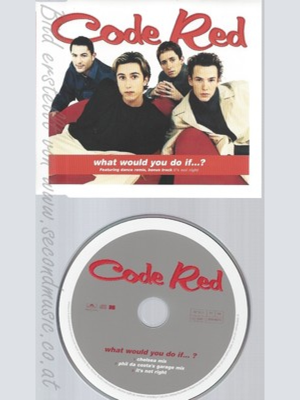 Maxi CD--CODE RED -- - SINGLE -- *WHAT WOULD YOU DO IF*
