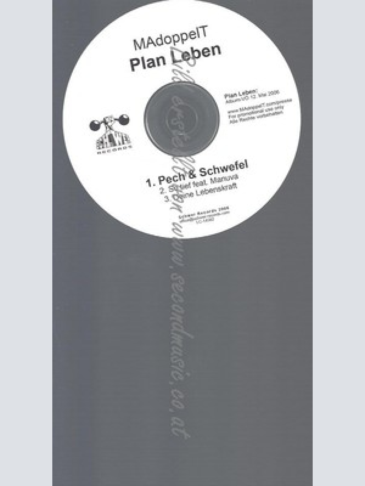 PROMO CD--MADOPPELT--PLAN LEBEN--PECH SCHWEFEL--3TR