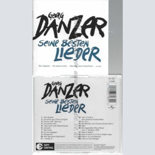 CD--GEORG DANZER--GEORG DANZER - SEINE BESTEN LIEDER