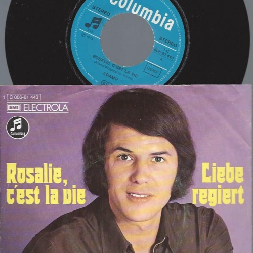 7"    Adamo  Rosalie, C'est La Vie
