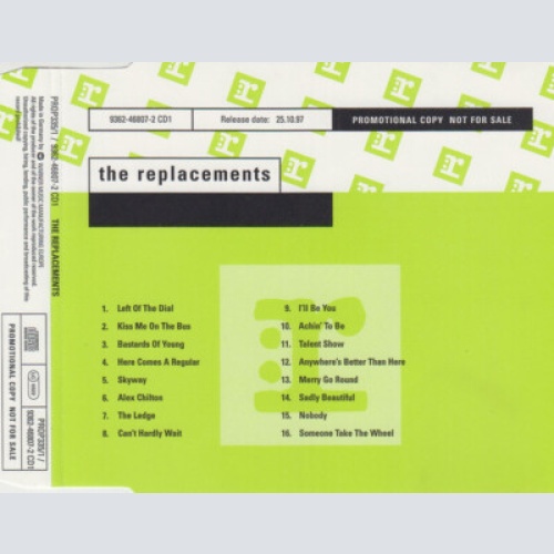 CD, Comp, Promo The Replacements - The Replacements