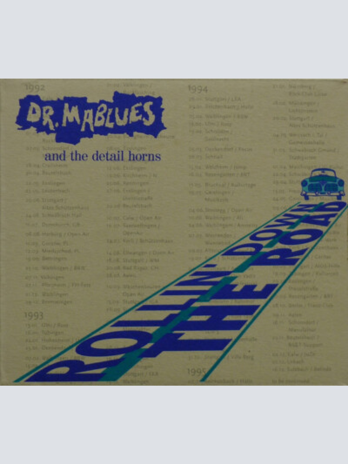 CD, Album, Dig Dr. Mablues and the detail Horns - Rollin' Down The Road