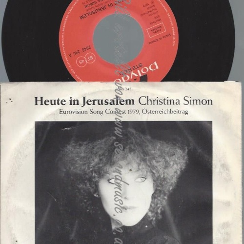7"  Christina Simon    Heute In Jerusalem