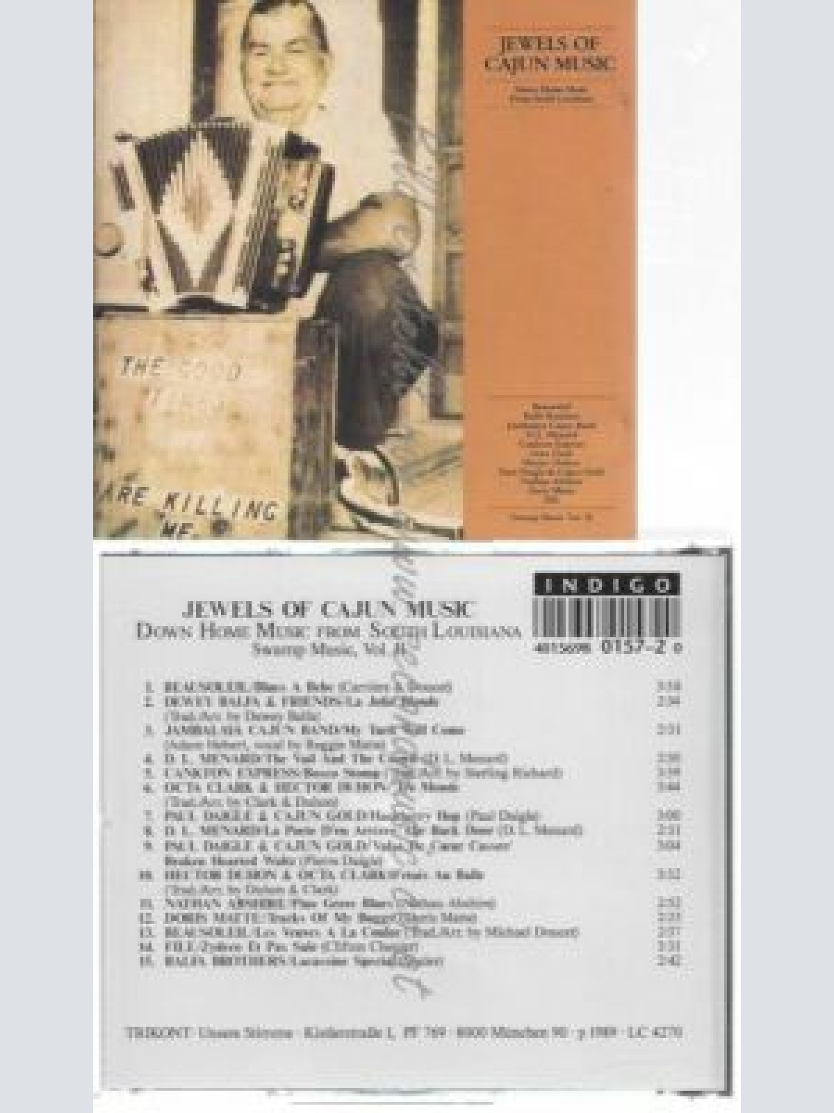 CD--SWAMP MUSIC | --JEWELS OF CAJUN MUSIC