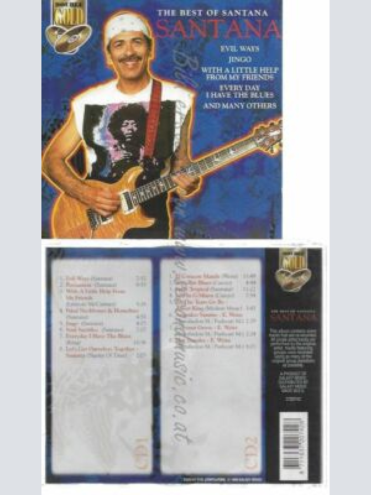 CD--SANTANA--THE BEST OF