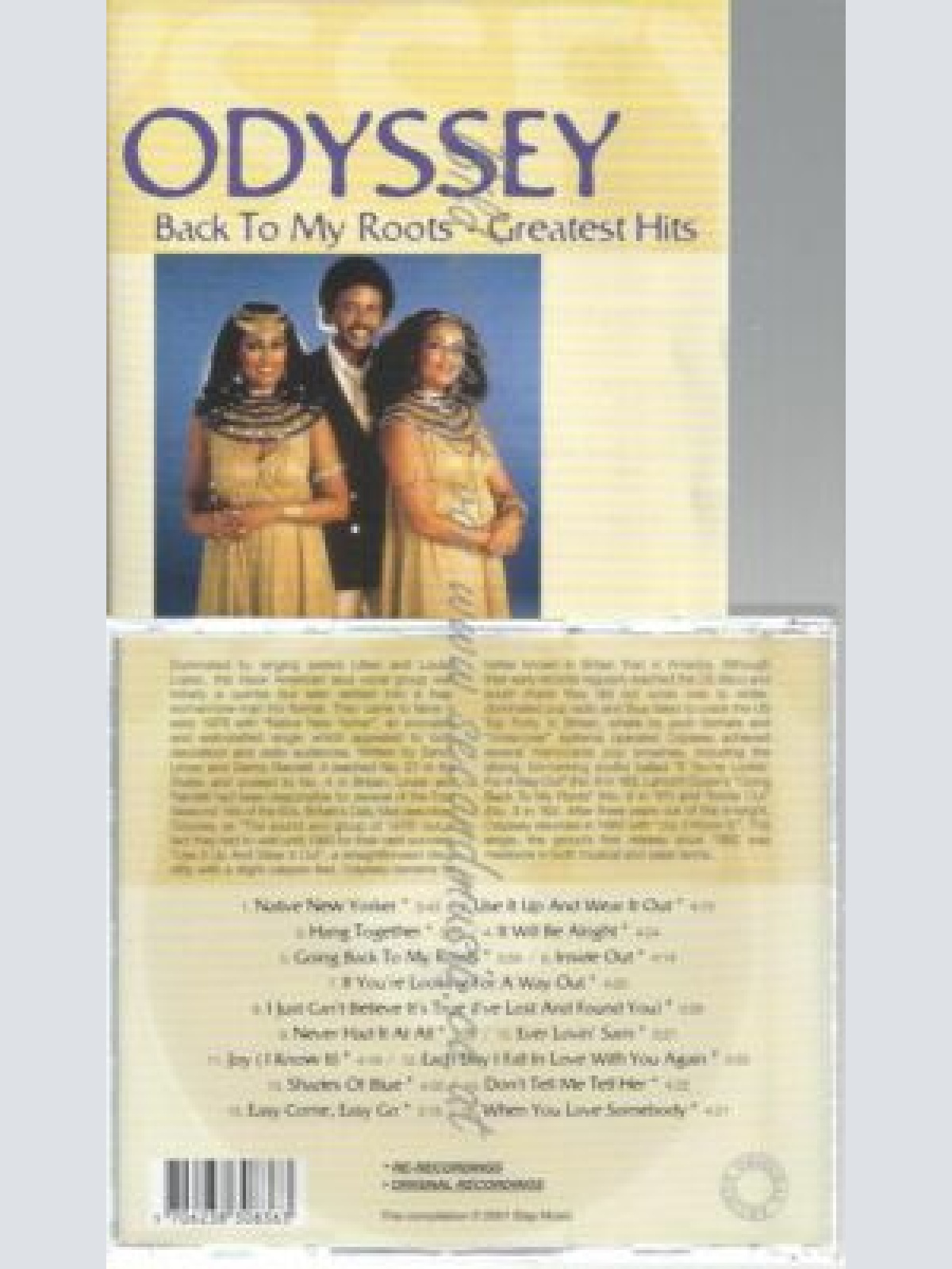 CD--ODYSSEY--BACK TO MY ROOTS