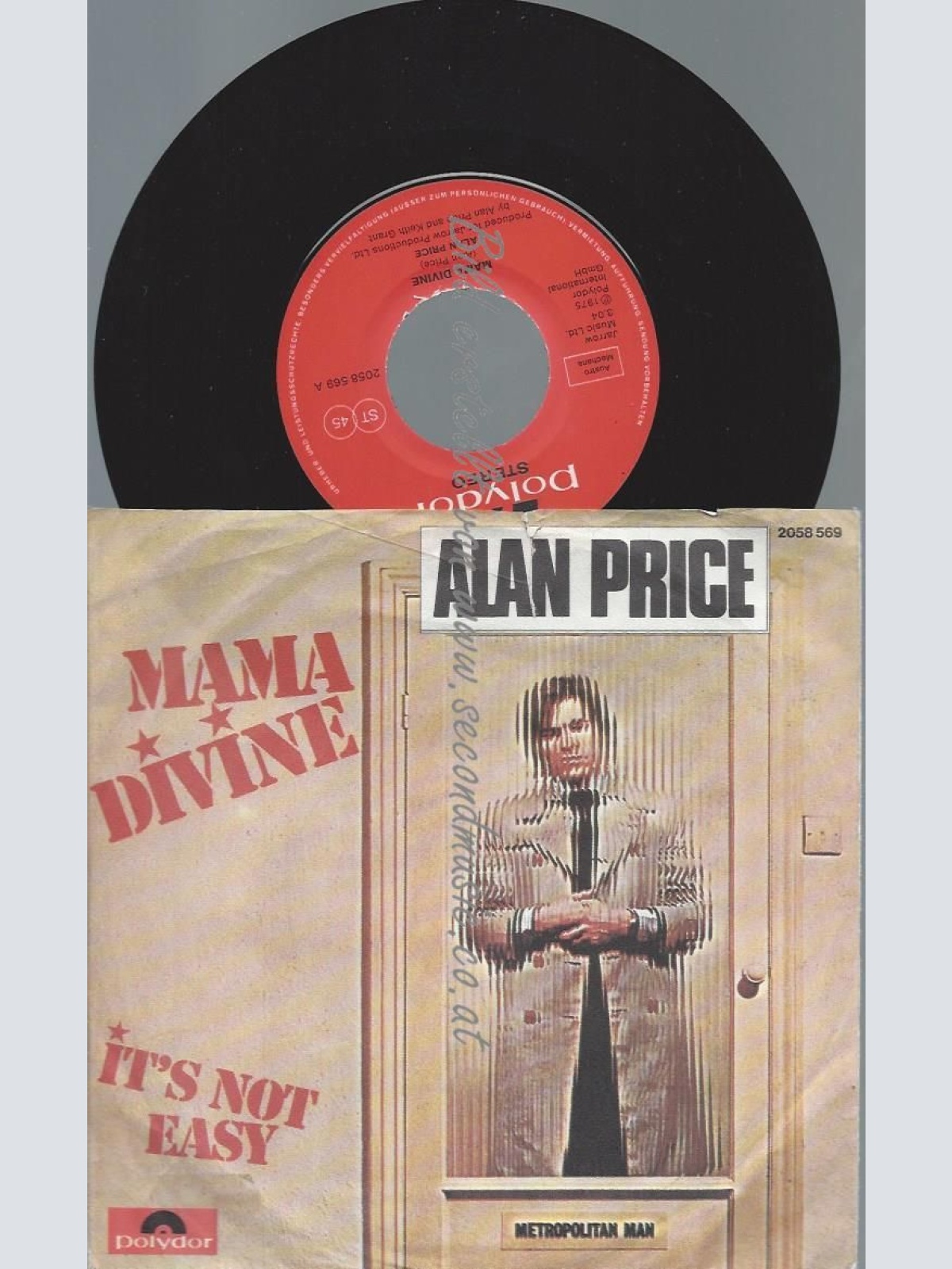 7"   Alan Price  Mama Divine /AT