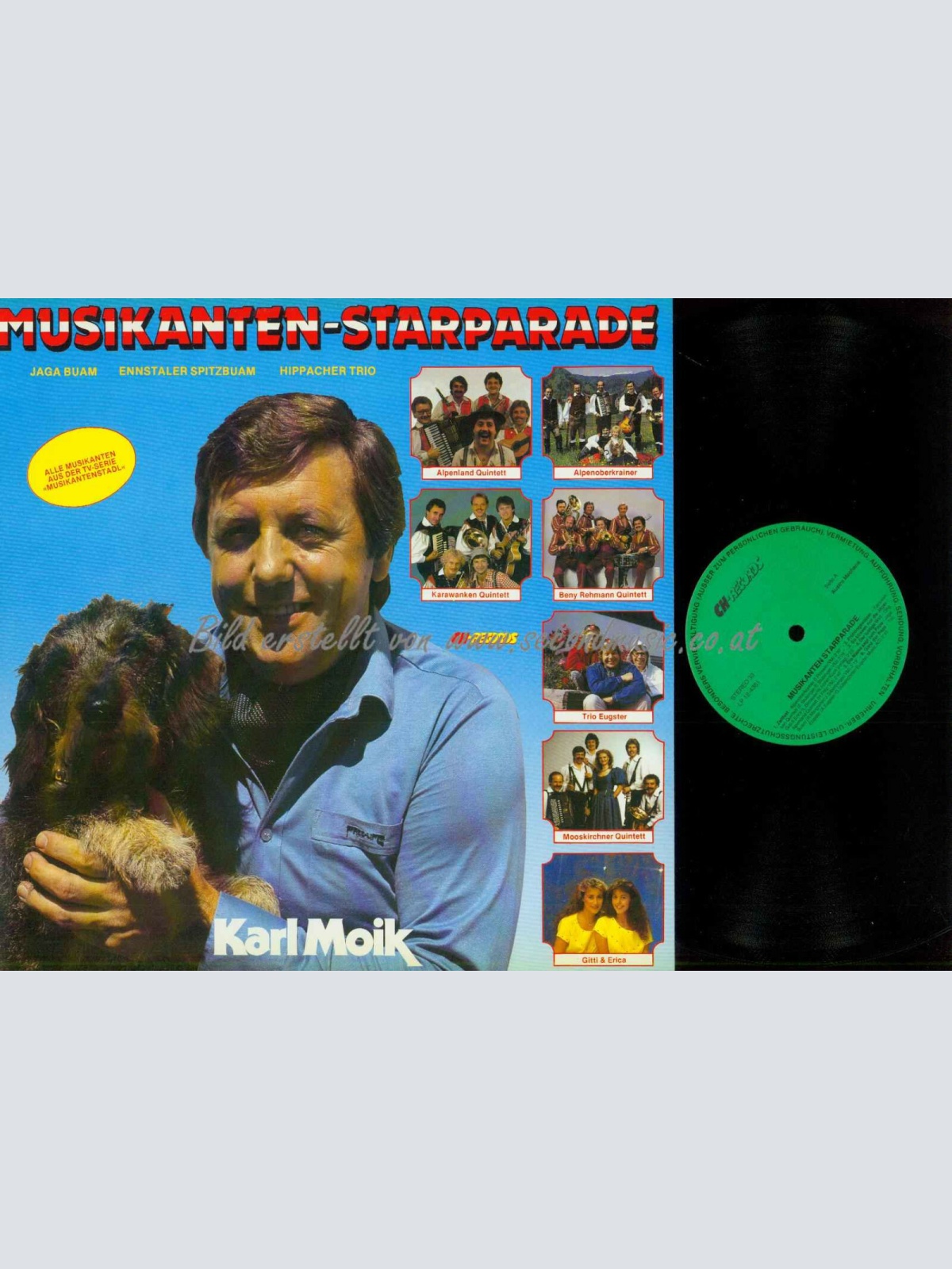 LP-- Karl Moik – Musikanten - Starparade // NM