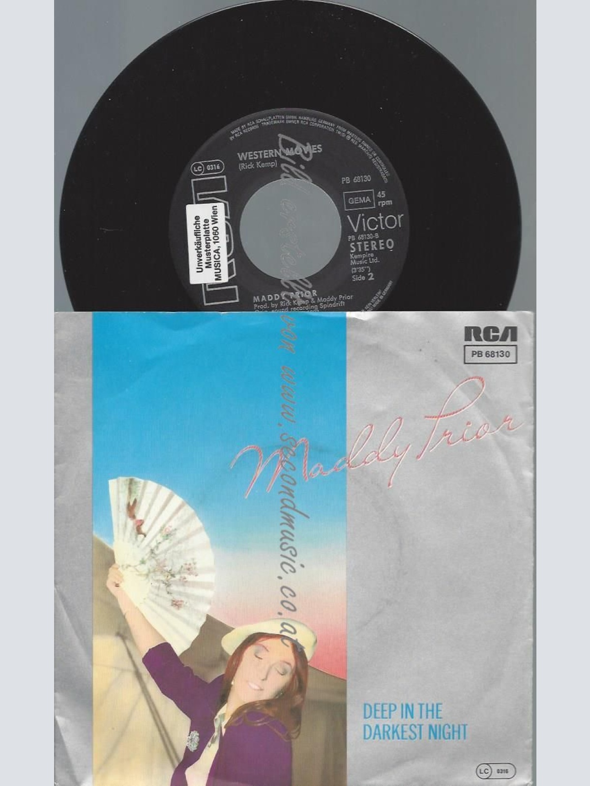 7"   Maddy Prior  Deep In The Darkest Night