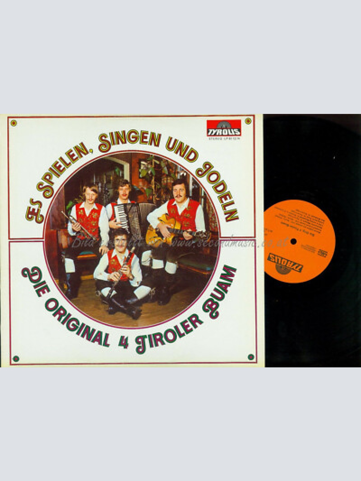 LP-- Orig 4 Tiroler Buam  //  Es singen und jodeln