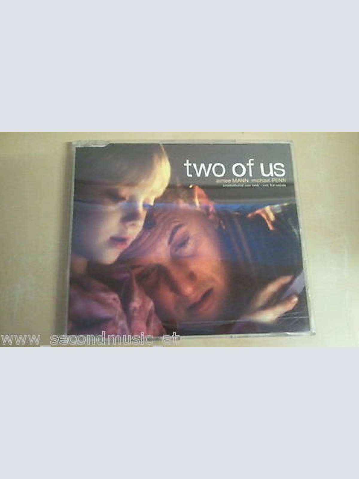 MAXI CD--TWO OF US --AIMEE MANN--MICHAEL PENN--PROMO COPY--1 TRACK