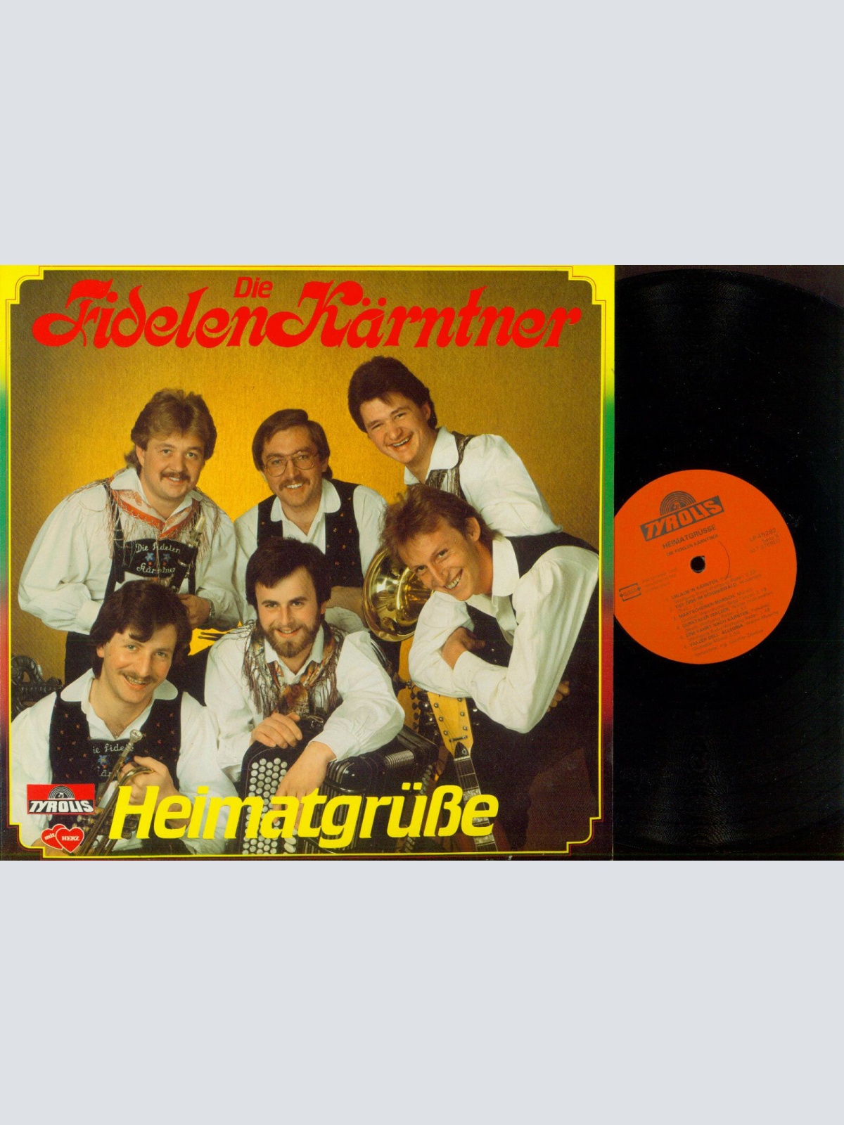 LP--Die fidelen Kärntner — Heimatgrüße // NM /VG