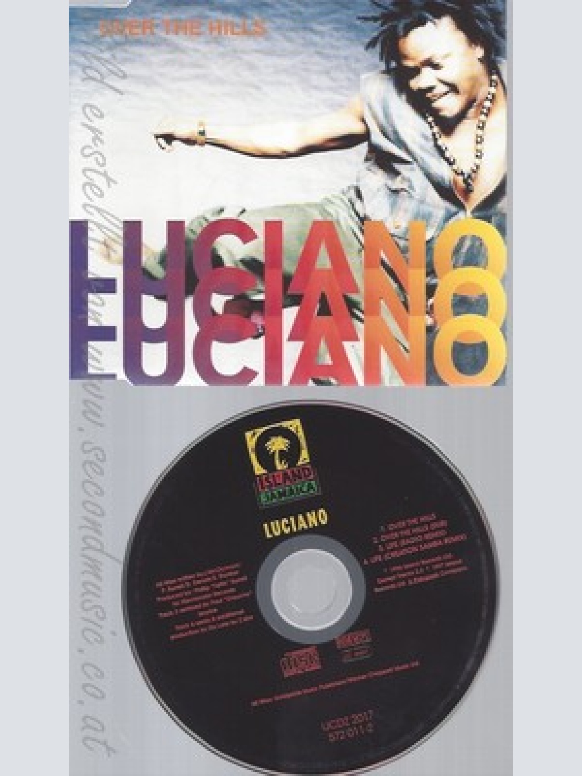 MAXI CD--LUCIANO -- - SINGLE -- OVER THE HILLS