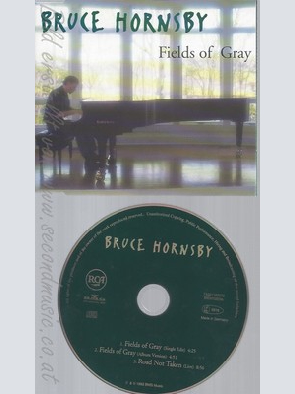 MAXI CD--BRUCE HORNSBY - SINGLE -- FIELDS OF GRAY