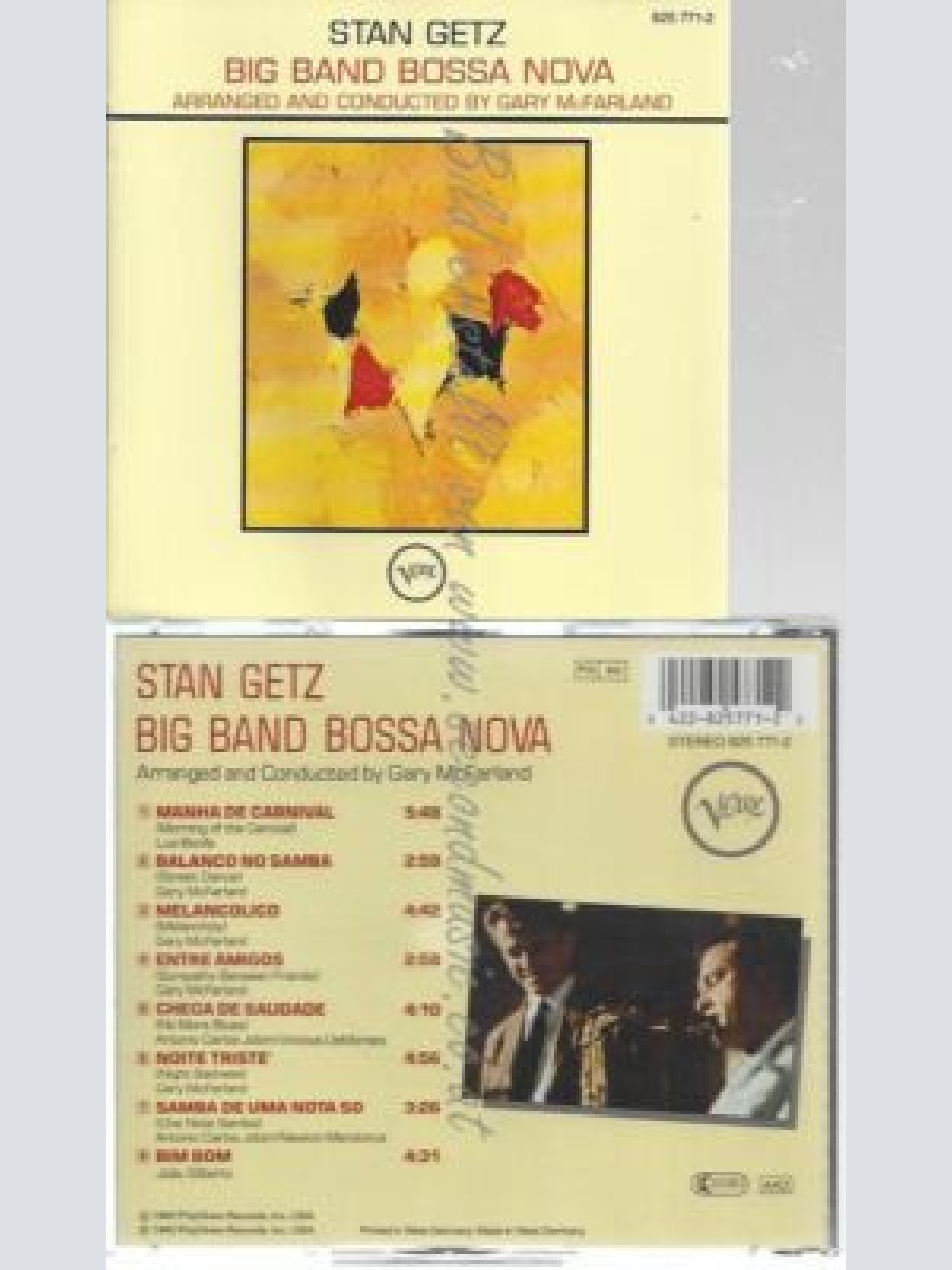CD--STAN GETZ UND STAN GETZ AND GARY MCFARLAND | --BIG BAND BOSSA NOVA