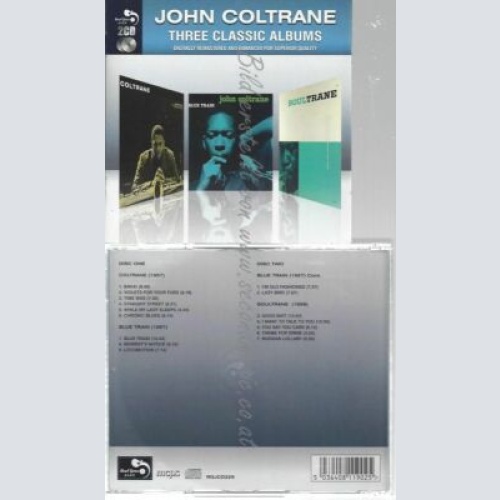 CD--JOHN COLTRANE-- 3 CLASSIC ALBUMS
