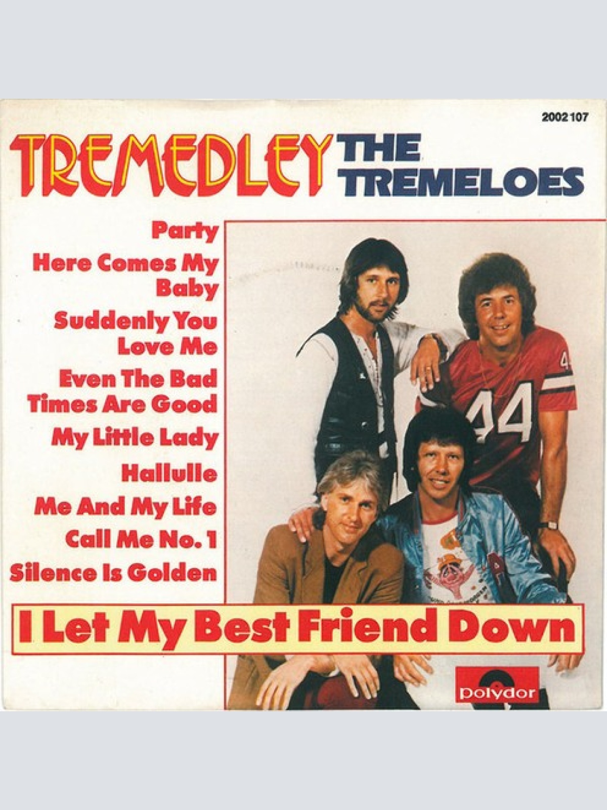 7", Single The Tremeloes - Tremedley