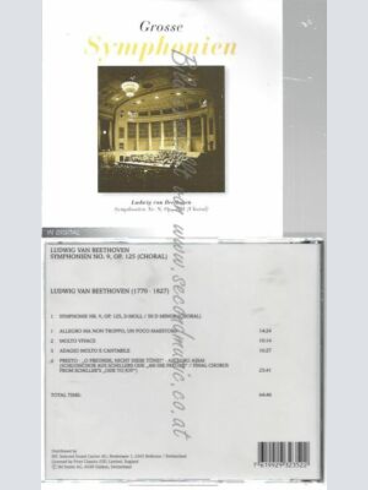 CD--LUDWIG VAN BEETHOVEN-  LUDWIG VAN BEETHOVEN - NR. - OP