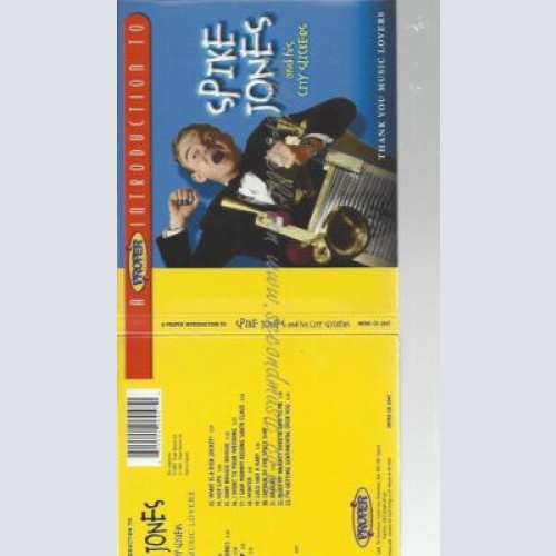 CD--SPIKE JONES | --THANK YOU MUSIC LOVERS