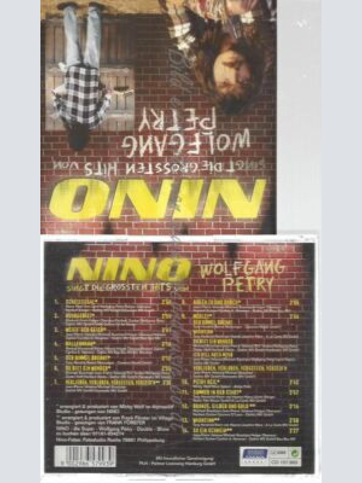 CD-- Nino (  Nino Singt Die Größten Hits Von Wolfgang Petry