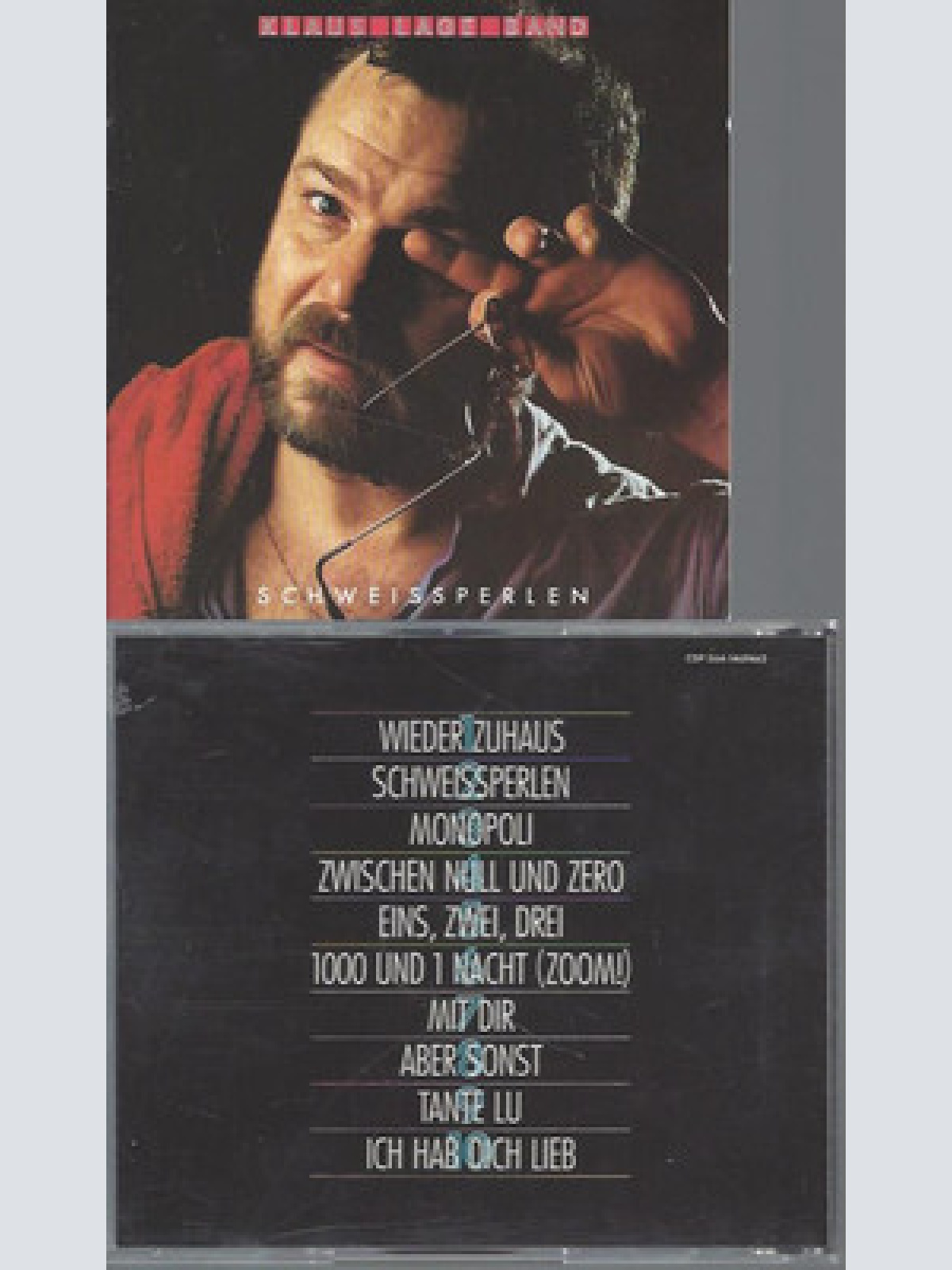 CD-KLAUS LAGE BAND SCHWEISSPERLEN --NO BARCODE