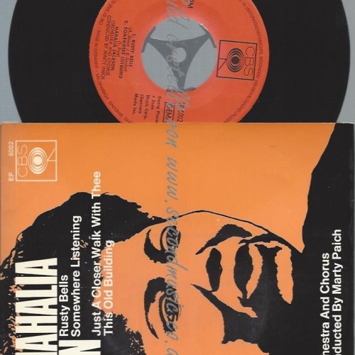 7"  Mahalia Jackson  EP // RUSTY BELLS // CBS 6002