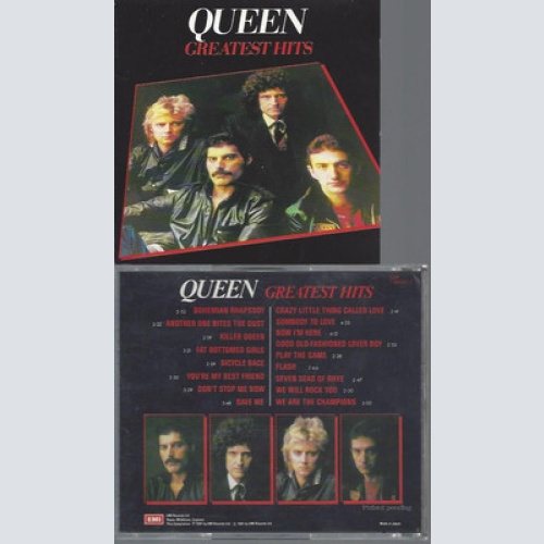 CD-QUEEN GREATEST HITS --MADE IN JAPAN --NO BARCODE