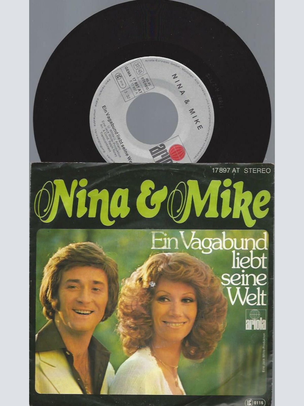 7"    Nina & Mike – Ein Vagabund Liebt Seine Welt
