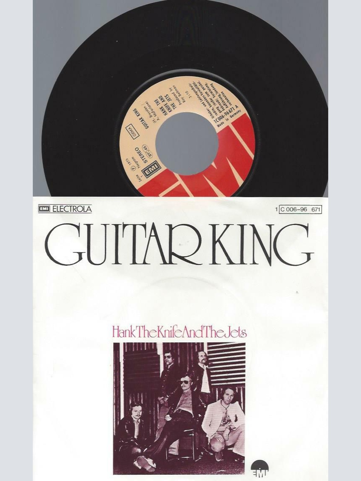 7" Hank The Knife And The Jets – Guitar King