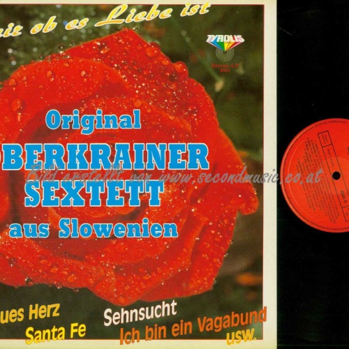 LP--Original Oberkrainer Sextett Aus Slowenien – Sag Mir Ob Es Liebe Ist  //  NM