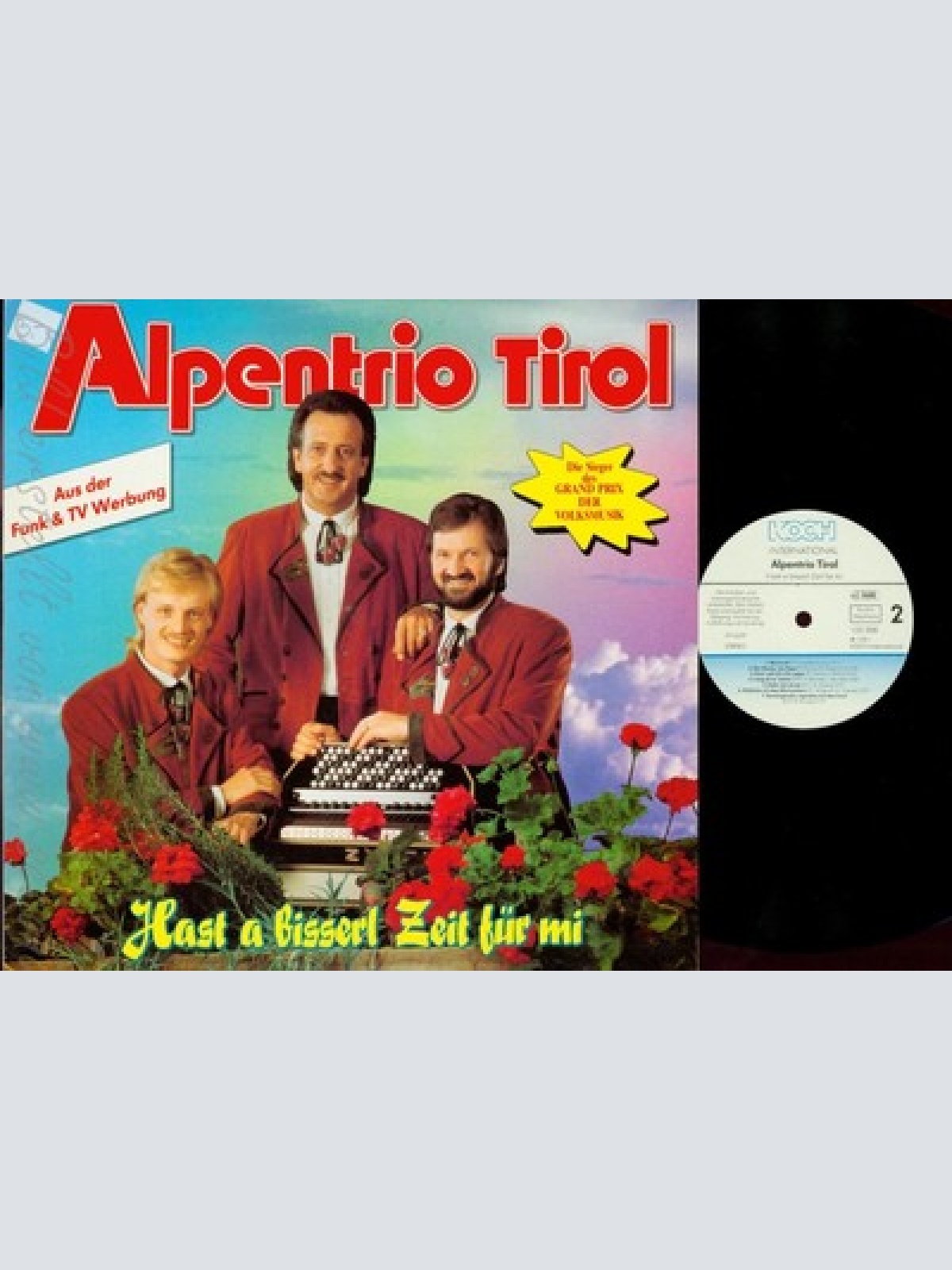 LP--ALPENTRIO TIROL--HAST A BISSERL ZEIT FÜR MI